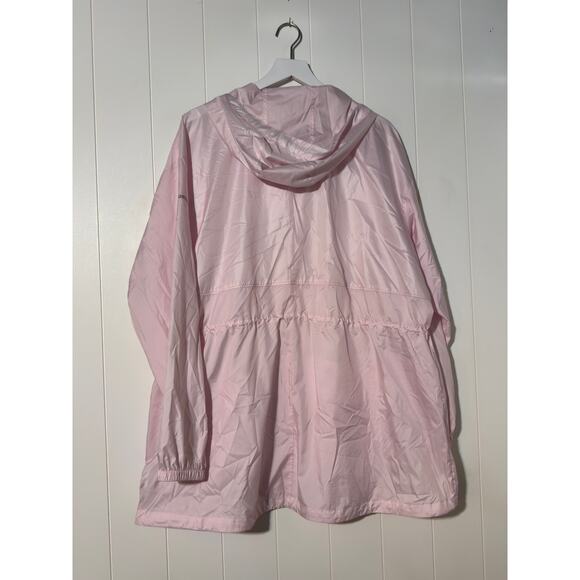 Columbia · 3X · Plus Size Hooded Windbreaker Packable Jacket · Pale Pink - Picture 3 of 8